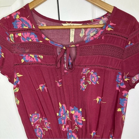 Matilda Jane Womens Make Believe Art Class Mini Dress Floral Short Sleeve Siz… - Picture 4 of 9